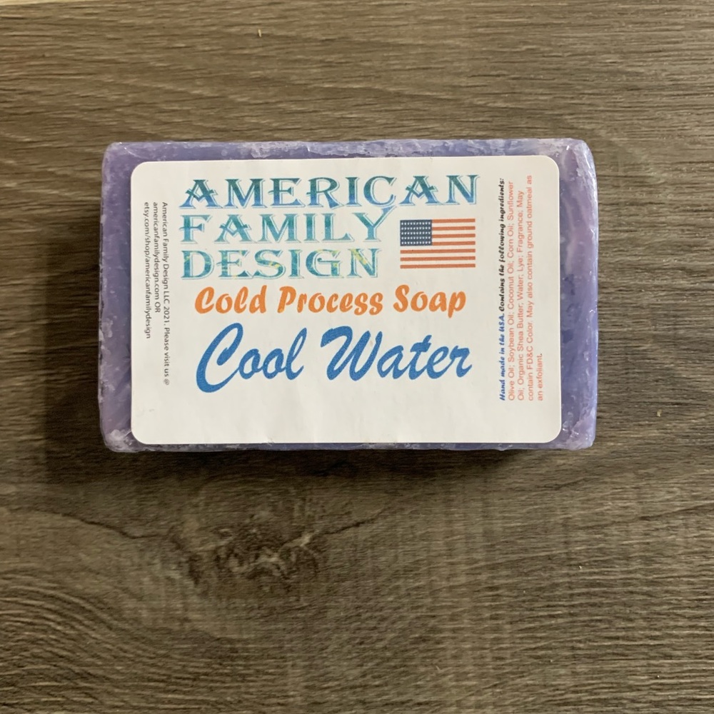 Cool Water Cold Process Handmade Soap